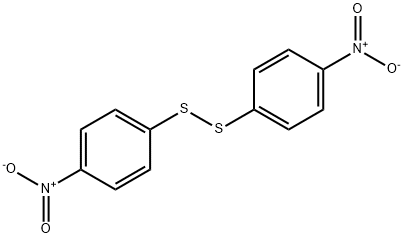 ビス(4-ニトロフェニル)ジスルフィド 化学構造式