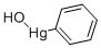 フェニル水銀(II)ヒドロキシド 化学構造式