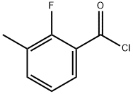 2-フルオロ-3-メチルベンゾイルクロリド 化学構造式