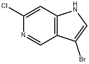 3-broMo-6-chloro-1H-pyrrolo[3,2-c]pyridine Structure