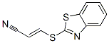 Acrylonitrile, 3-(2-benzothiazolylthio)- (7CI,8CI) Structure