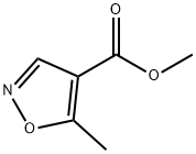 5-甲基-4-异噁唑羧酸甲酯 结构式