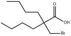 2-(Bromomethyl)-2-butylhexanoic acid Structure