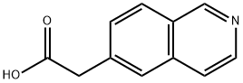 2-(异喹啉-6-基)乙酸 结构式