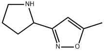 5-METHYL-3-PYRROLIDIN-2-YLISOXAZOLE Structure