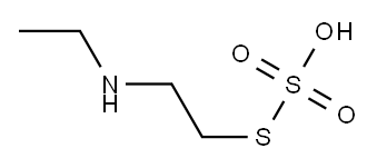 チオ硫酸水素S-[2-(エチルアミノ)エチル] 化学構造式