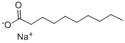 癸酸钠, 1002-62-6, 结构式