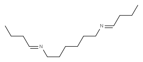 N,N'-dibutylidenehexane-1,6-diamine Structure