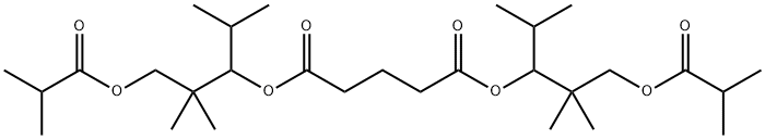 bis[2,2-dimethyl-1-(1-methylethyl)-3-(2-methyl-1-oxopropoxy)propyl] glutarate 结构式