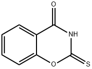 2,3-Dihydro-1,3-benzoxazine-4H-2-thione-4-one Struktur