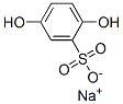 2,5-二羟基苯磺酸钠盐 结构式