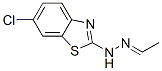 Acetaldehyde, (6-chloro-2-benzothiazolyl)hydrazone (9CI) 结构式