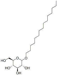 pentadecyl D-glucoside 结构式