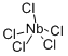 氯化铌(V) 结构式