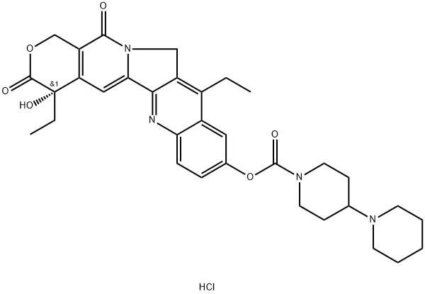 盐酸伊立替康, 100286-90-6, 结构式