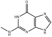 6-HYDROXY-2-METHYLAMINOPURINE Struktur