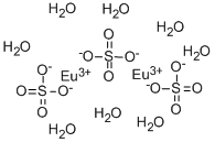 硫酸ユウロピウム(III)八水和物 化学構造式