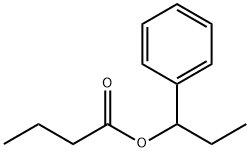 1-phenylpropyl butyrate 结构式