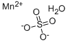 Manganese sulfate monohydrate Struktur