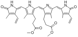 胆红素二甲酯 结构式