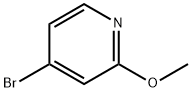 4-ブロモ-2-メトキシピリジン 化学構造式