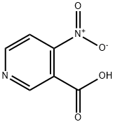 4-硝基吡啶-3-羧酸 结构式