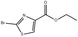 2-ブロモチアゾール-4-カルボン酸エチル 化学構造式