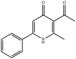 3-Acetyl-2-methyl-6-phenylpyridin-4(1H)-one Structure