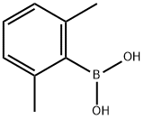 2,6-ジメチルフェニルボロン酸 化学構造式
