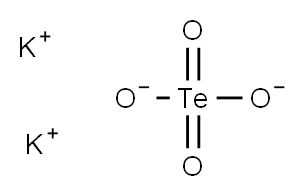 POTASSIUM TELLURATE, 10038-82-1, 结构式
