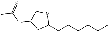 3-Furanol, 5-hexyltetrahydro-, acetate 结构式