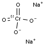 Sodium chromate Cr51 Struktur