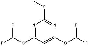 4,6-BIS(DIFLUOROMETHOXY)-2-(METHYLTHIO)PYRIMIDINE|4,6-双(二氟甲氧基)-2-(甲硫代)嘧啶