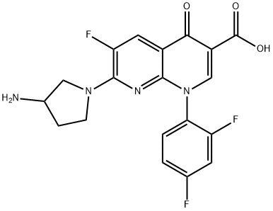 トスフロキサシン 化学構造式