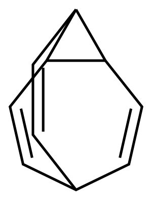Tricyclo[3.3.2.02,8]deca-3,6,9-triene Struktur