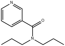 Nicotinamide, N,N-dipropyl- Struktur