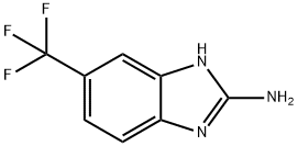 6-(トリフルオロメチル)-1H-ベンズイミダゾール-2-アミン 化学構造式