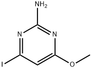2-氨基-4-碘-6-甲氧基嘧啶 结构式