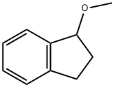 2,3-ジヒドロ-1-メトキシ-1H-インデン 化学構造式
