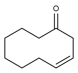 (Z)-3-Cyclodecen-1-one 结构式