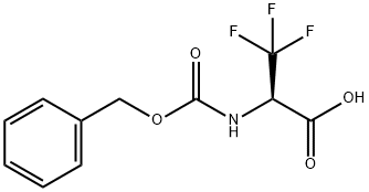 N-[(BENZYLOXY)CARBONYL]-3,3,3-TRIFLUOROALANINE Structure