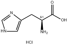 L-组氨酸盐酸盐 结构式
