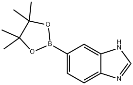 1H-Benzimidazole-5-boronic acid, pinacol ester Structure
