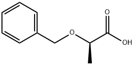 (R)-2-(ベンジルオキシ)プロパン酸 化学構造式