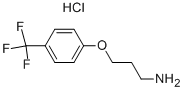 3-(4-(TRIFLUOROMETHYL)PHENOXY)PROPAN-1-AMINE HYDROCHLORIDE 结构式