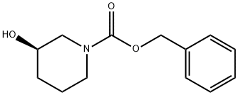 (S)-1-CBZ-3-羟基哌啶, 100858-34-2, 结构式