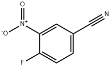 4-フルオロ-3-ニトロベンゾニトリル 化学構造式