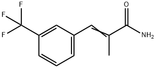 2-Propenamide, 2-methyl-3-(3-(trifluoromethyl)phenyl)- 结构式