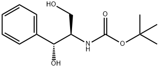 ((1R,2R)-2-羟基-1-羟甲基-2-苯基乙基)氨基甲酸叔丁酯, 1009093-14-4, 结构式