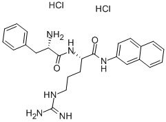 苯丙氨酸-精氨酸-Β-萘胺 结构式